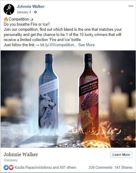 Johnnie Walker Fire and Ice