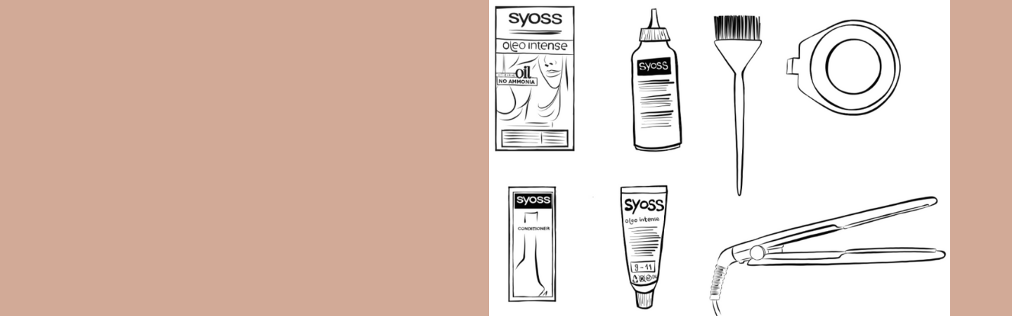 Syoss Oleo- Hand cut illustration design