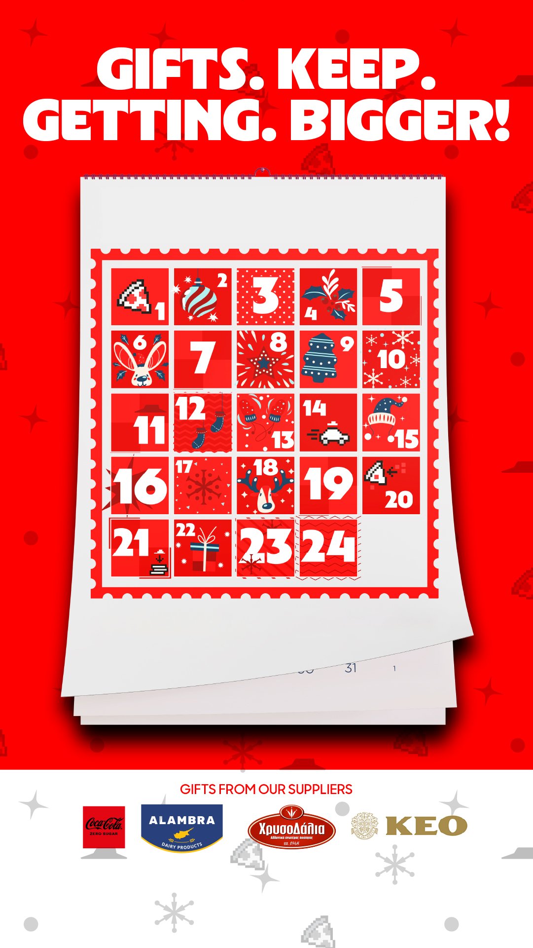 Pizza Hut Cyprus Advent Calendar Christmas Campaign
