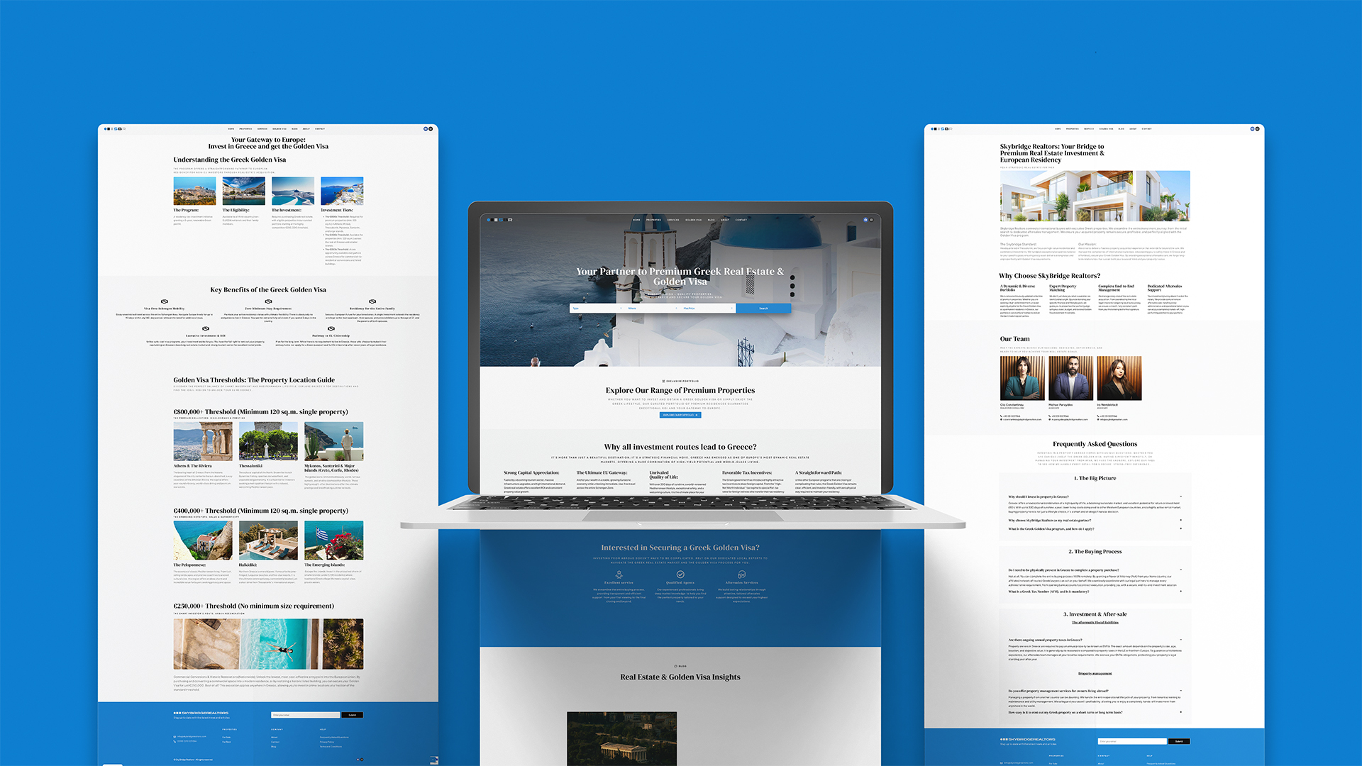 SkyBridge Realtors Web Design & Development