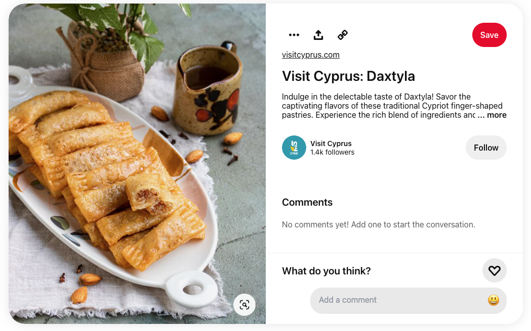 Visit Cyprus Pinterest Campaign 