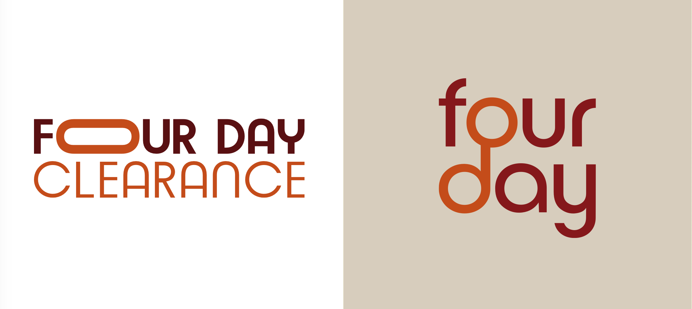 Four Day Clearance Rebranding 2026