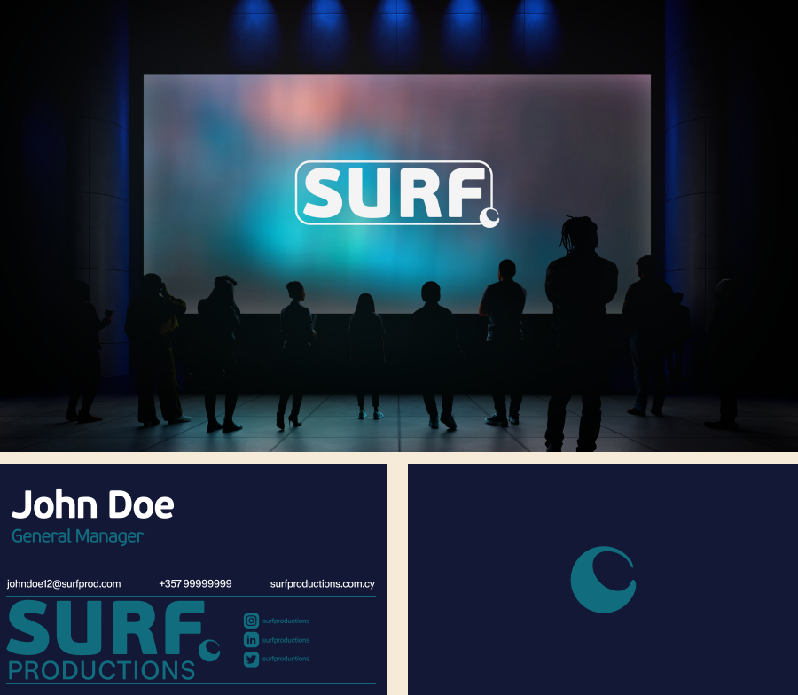 SURF Productions Logo & Branding