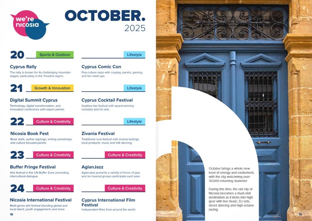 Visit Nicosia - Events Calendar 2025