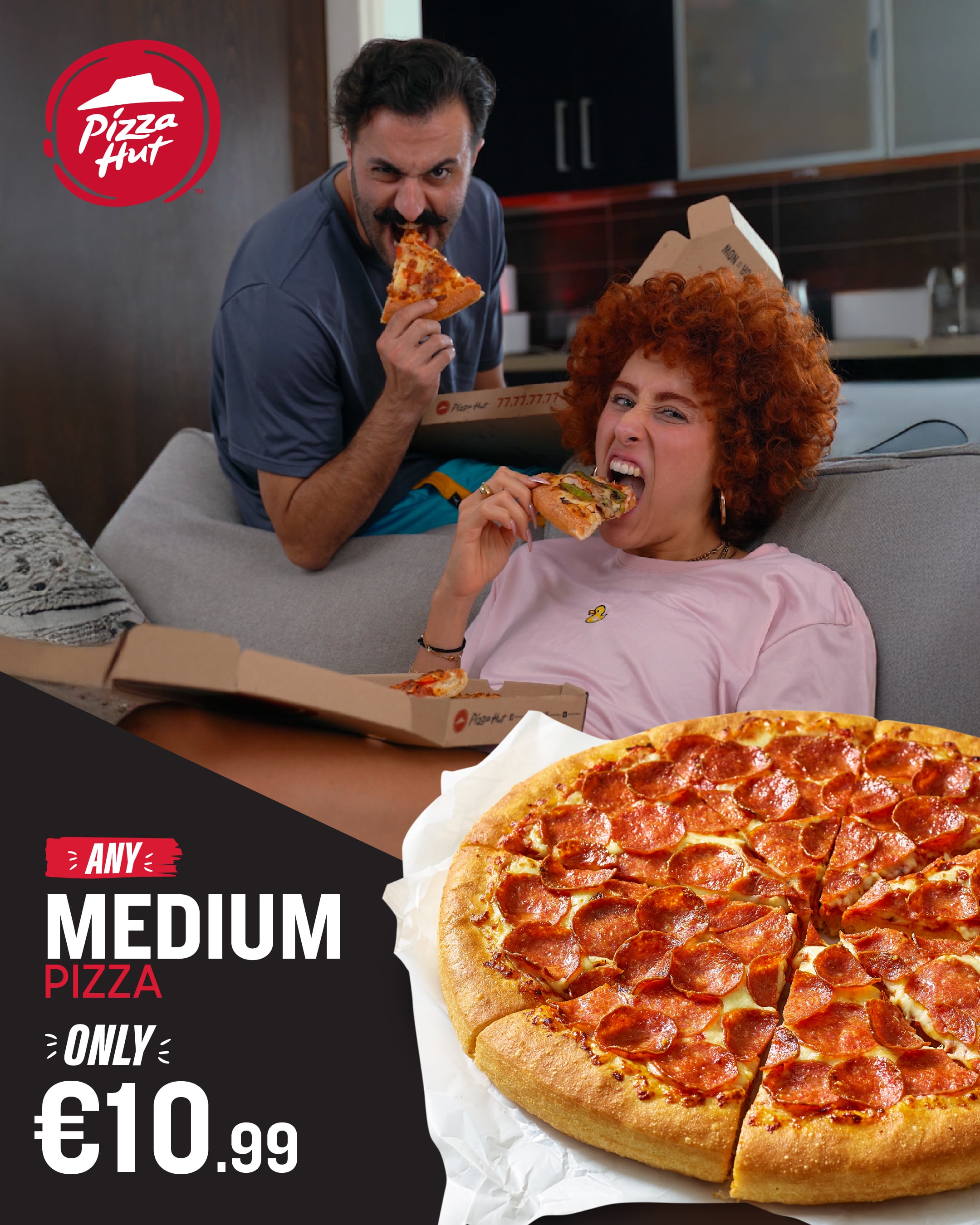 Pizza Hut Cyprus Takeaway Offer Campaign
