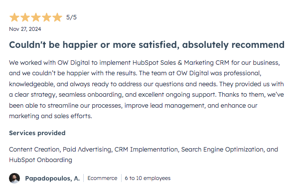 Ergodotisi x HubSpot