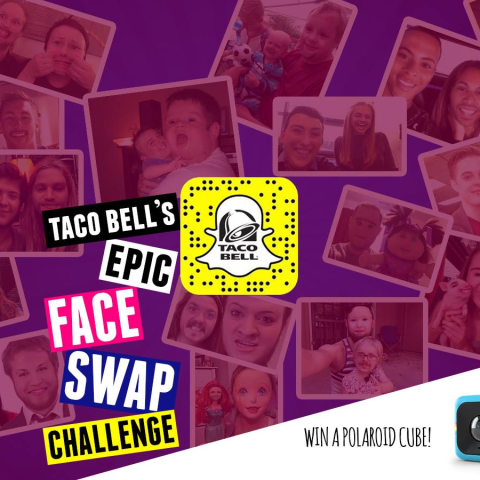 Taco Bell Snapchat Face Swap Challenge 